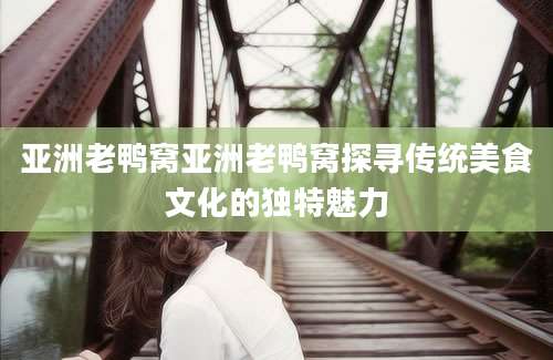 亚洲老鸭窝亚洲老鸭窝探寻传统美食文化的独特魅力