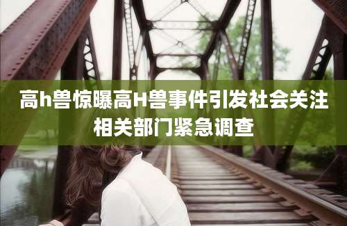 高h兽惊曝高H兽事件引发社会关注相关部门紧急调查