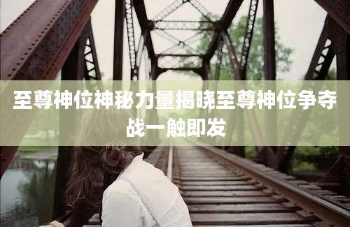 至尊神位神秘力量揭晓至尊神位争夺战一触即发