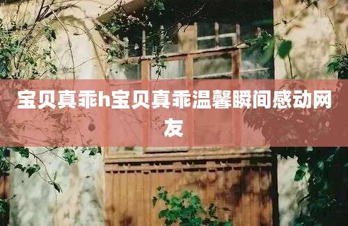 宝贝真乖h宝贝真乖温馨瞬间感动网友