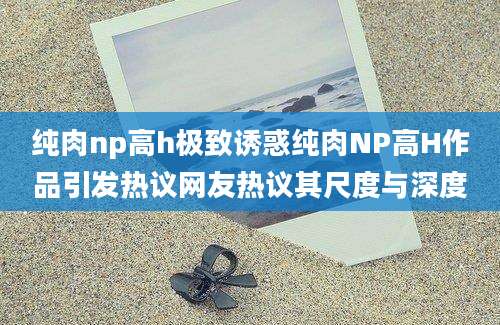 纯肉np高h极致诱惑纯肉NP高H作品引发热议网友热议其尺度与深度