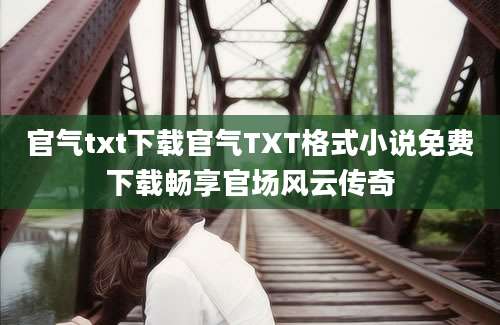 官气txt下载官气TXT格式小说免费下载畅享官场风云传奇