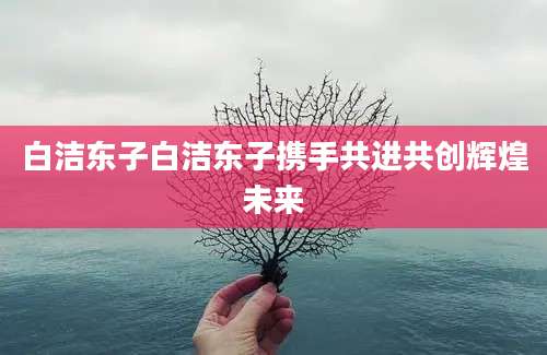 白洁东子白洁东子携手共进共创辉煌未来