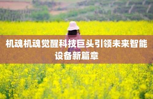 机魂机魂觉醒科技巨头引领未来智能设备新篇章