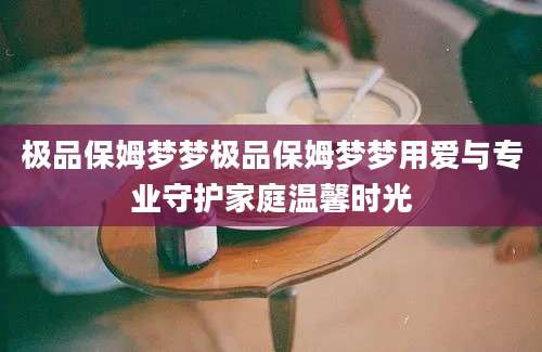 极品保姆梦梦极品保姆梦梦用爱与专业守护家庭温馨时光