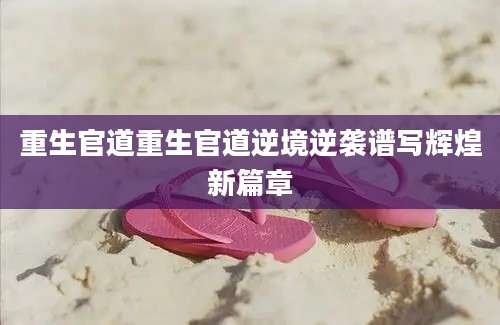 重生官道重生官道逆境逆袭谱写辉煌新篇章