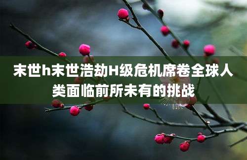 末世h末世浩劫H级危机席卷全球人类面临前所未有的挑战