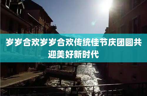 岁岁合欢岁岁合欢传统佳节庆团圆共迎美好新时代