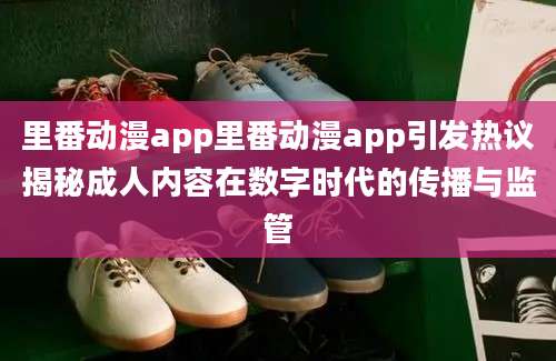 里番动漫app里番动漫app引发热议揭秘成人内容在数字时代的传播与监管