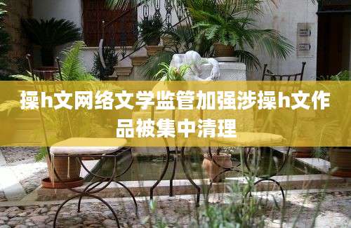 操h文网络文学监管加强涉操h文作品被集中清理
