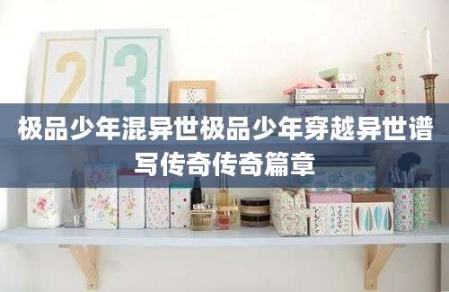 极品少年混异世极品少年穿越异世谱写传奇传奇篇章