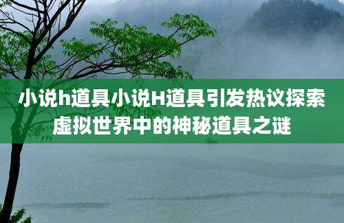 小说h道具小说H道具引发热议探索虚拟世界中的神秘道具之谜