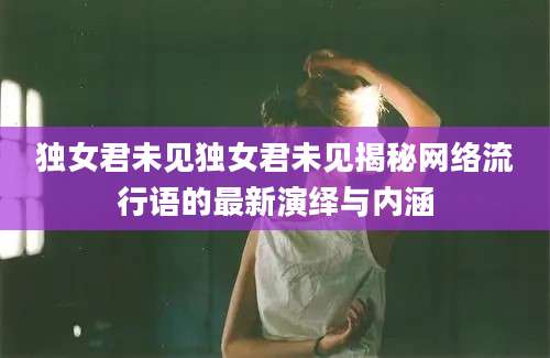 独女君未见独女君未见揭秘网络流行语的最新演绎与内涵