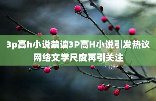 3p高h小说禁读3P高H小说引发热议网络文学尺度再引关注