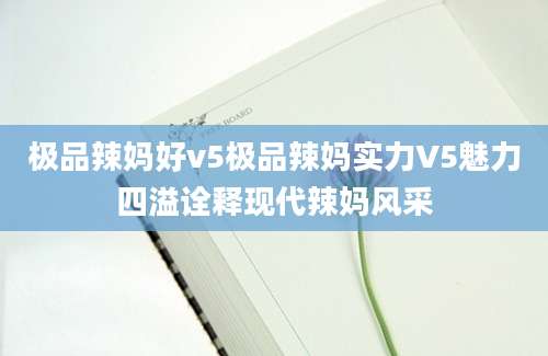 极品辣妈好v5极品辣妈实力V5魅力四溢诠释现代辣妈风采