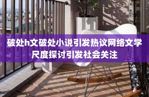 破处h文破处小说引发热议网络文学尺度探讨引发社会关注