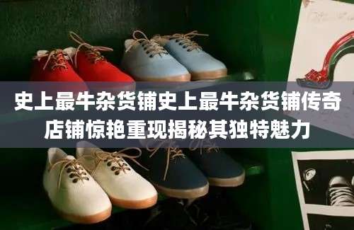 史上最牛杂货铺史上最牛杂货铺传奇店铺惊艳重现揭秘其独特魅力