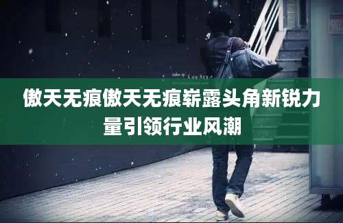 傲天无痕傲天无痕崭露头角新锐力量引领行业风潮