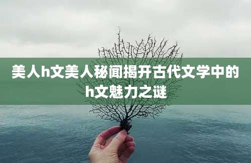 美人h文美人秘闻揭开古代文学中的h文魅力之谜
