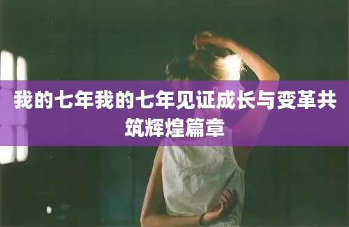 我的七年我的七年见证成长与变革共筑辉煌篇章