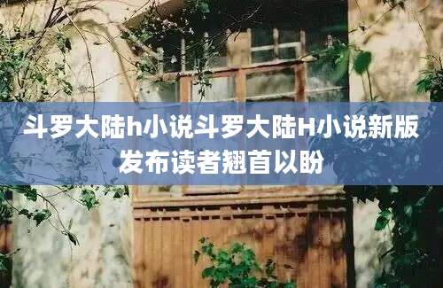 斗罗大陆h小说斗罗大陆H小说新版发布读者翘首以盼