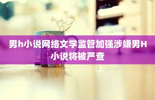 男h小说网络文学监管加强涉嫌男H小说将被严查