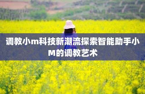 调教小m科技新潮流探索智能助手小M的调教艺术