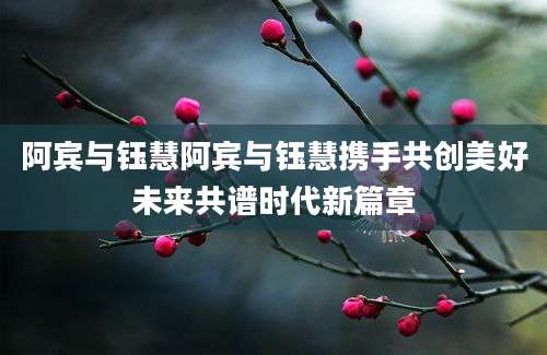 阿宾与钰慧阿宾与钰慧携手共创美好未来共谱时代新篇章