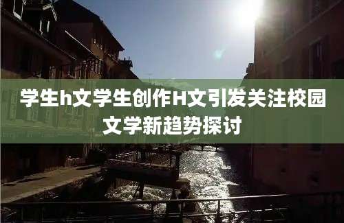 学生h文学生创作H文引发关注校园文学新趋势探讨