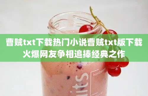 曹贼txt下载热门小说曹贼txt版下载火爆网友争相追捧经典之作