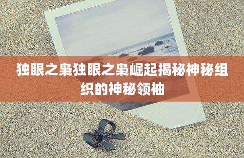独眼之枭独眼之枭崛起揭秘神秘组织的神秘领袖
