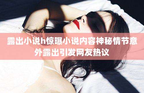 露出小说h惊曝小说内容神秘情节意外露出引发网友热议