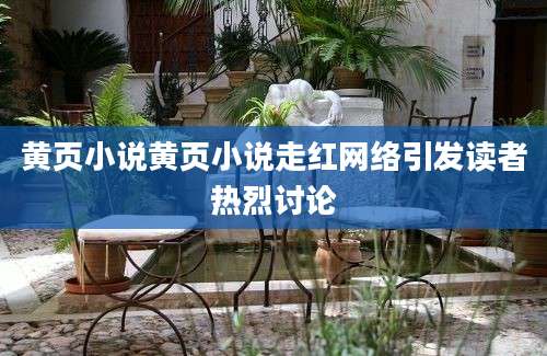 黄页小说黄页小说走红网络引发读者热烈讨论