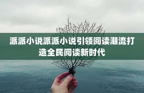 派派小说派派小说引领阅读潮流打造全民阅读新时代