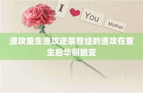 渣攻重生渣攻逆袭曾经的渣攻在重生后华丽蜕变