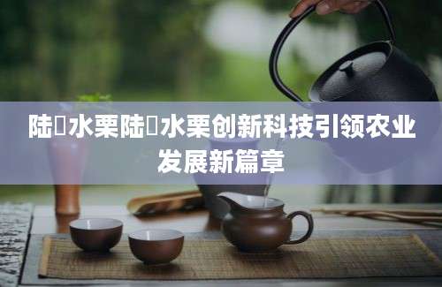 陆詟水栗陆詟水栗创新科技引领农业发展新篇章