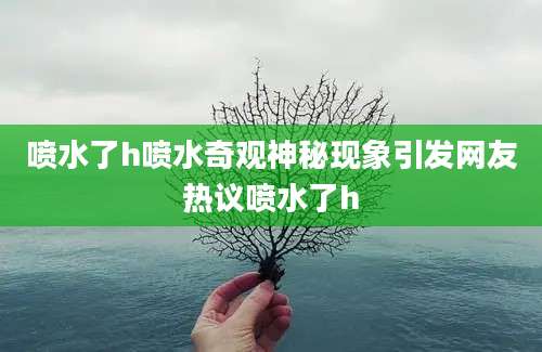 喷水了h喷水奇观神秘现象引发网友热议喷水了h