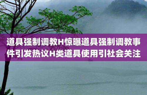 道具强制调教H惊曝道具强制调教事件引发热议H类道具使用引社会关注