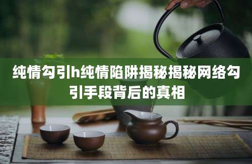 纯情勾引h纯情陷阱揭秘揭秘网络勾引手段背后的真相