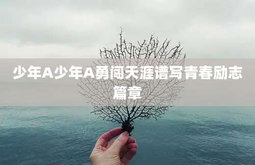 少年A少年A勇闯天涯谱写青春励志篇章