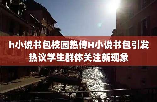 h小说书包校园热传H小说书包引发热议学生群体关注新现象