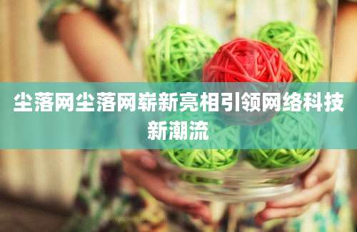 尘落网尘落网崭新亮相引领网络科技新潮流