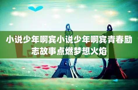 小说少年啊宾小说少年啊宾青春励志故事点燃梦想火焰