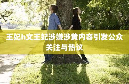 王妃h文王妃涉嫌涉黄内容引发公众关注与热议