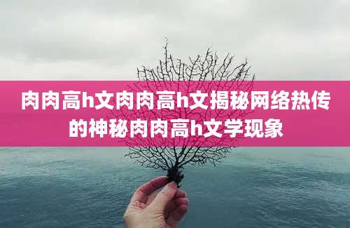 肉肉高h文肉肉高h文揭秘网络热传的神秘肉肉高h文学现象