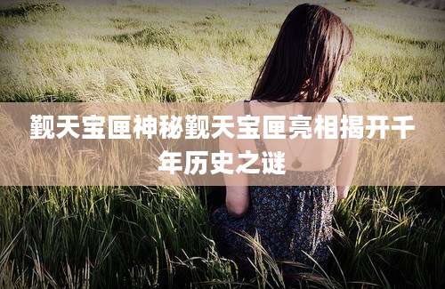 觐天宝匣神秘觐天宝匣亮相揭开千年历史之谜