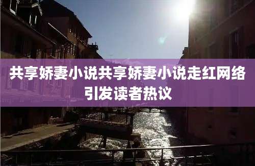 共享娇妻小说共享娇妻小说走红网络引发读者热议