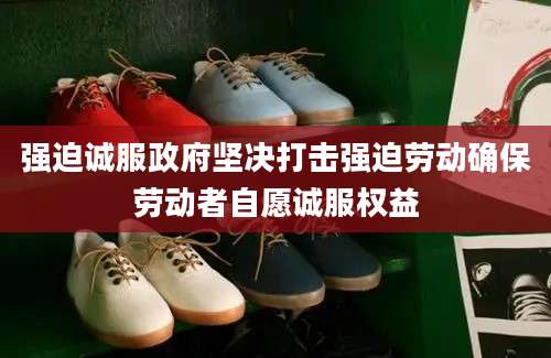 强迫诚服政府坚决打击强迫劳动确保劳动者自愿诚服权益