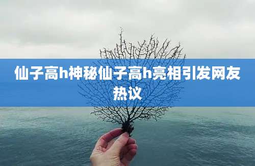 仙子高h神秘仙子高h亮相引发网友热议