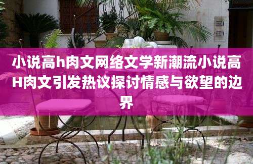 小说高h肉文网络文学新潮流小说高H肉文引发热议探讨情感与欲望的边界